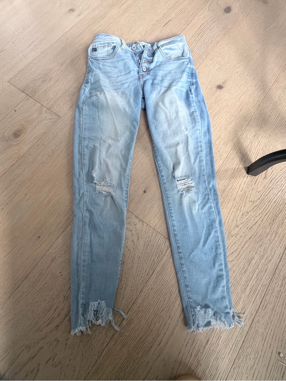 Vici Light Blue Distressed Women's skinny Jeans